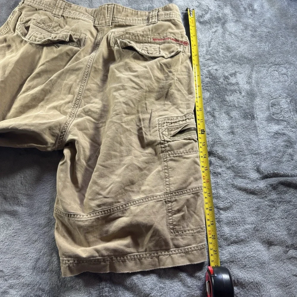 Vintage Y2K American Eagle Shorts Mens 30 Brown Military Skate 11